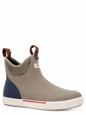 Xtratuf Mens Ankle Deck Boot Vintage Olive