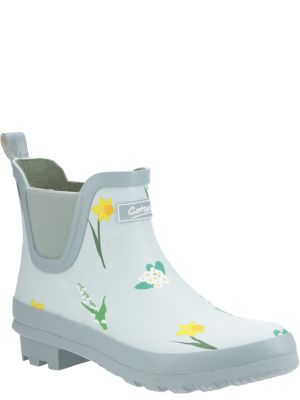 Cotswold Wildflower Ankle Wellingtons Mint