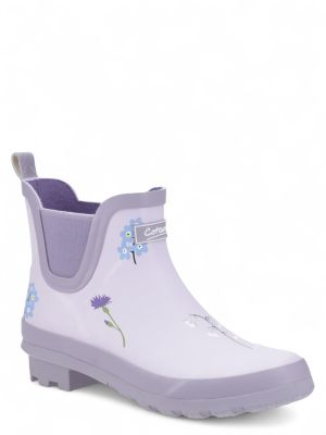 Cotswold Wildflower Ankle Wellingtons Lilac