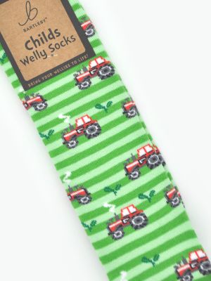 Bartleby Kids Welly Socks Little Tractor