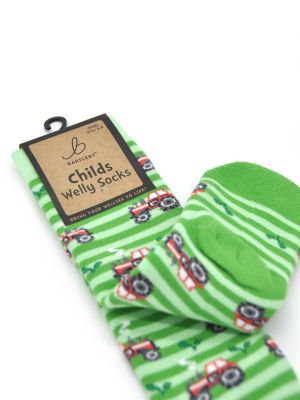 Bartleby Kids Welly Socks Little Tractor