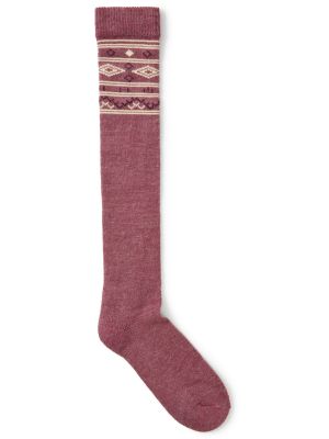Dubarry Rolestown Fair Isle Alpaca Socks Clover