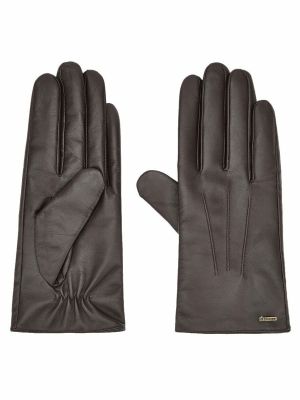 Dubarry Sheehan Womens Leather Gloves Mahogany