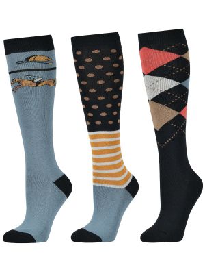 Dublin 3 Pack Socks Sage Rider