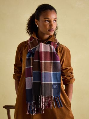Joules Langtree Scarf Red Gingham