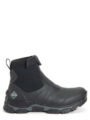 Muck Boots Mens Apex Mid Zip Black